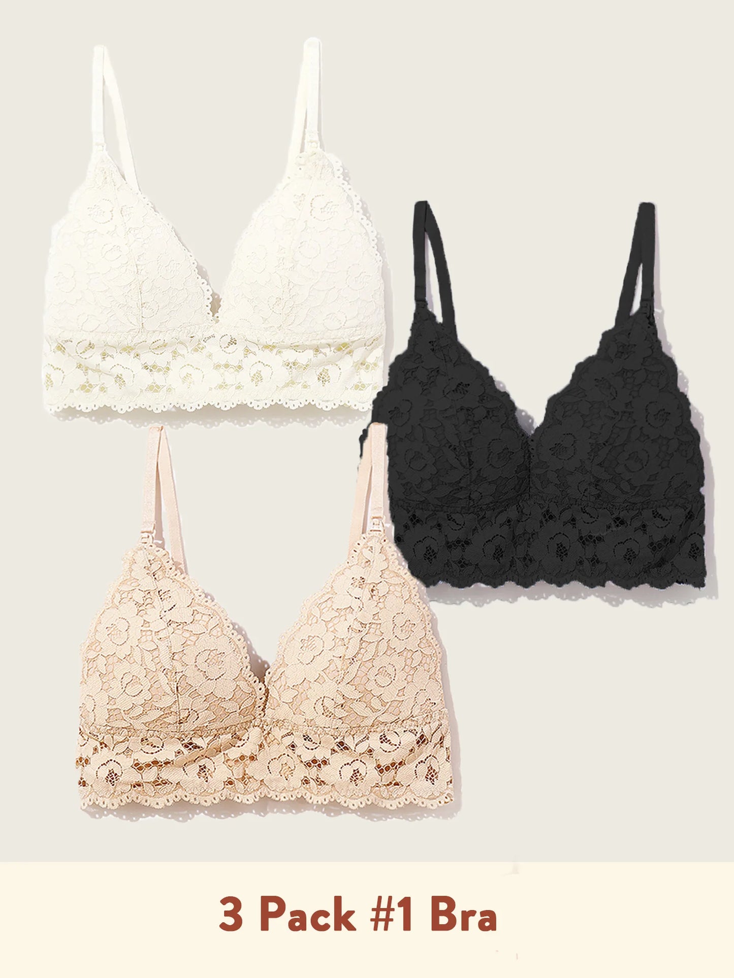 3 Pack #1 Bra - 2