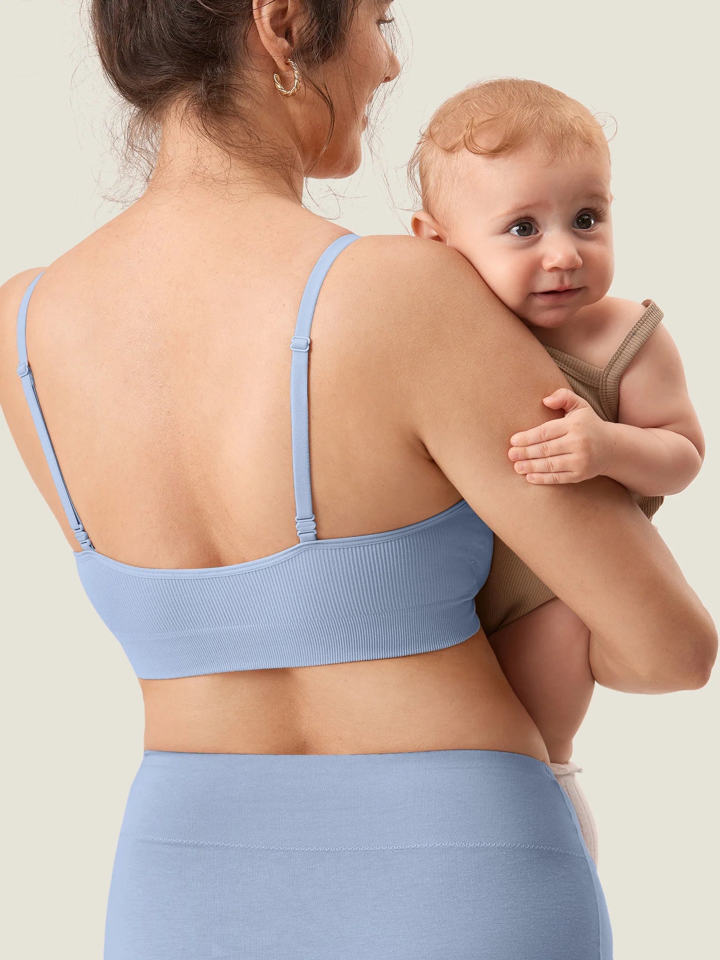 3 Pack Ribbed Nursing Bralette - 1