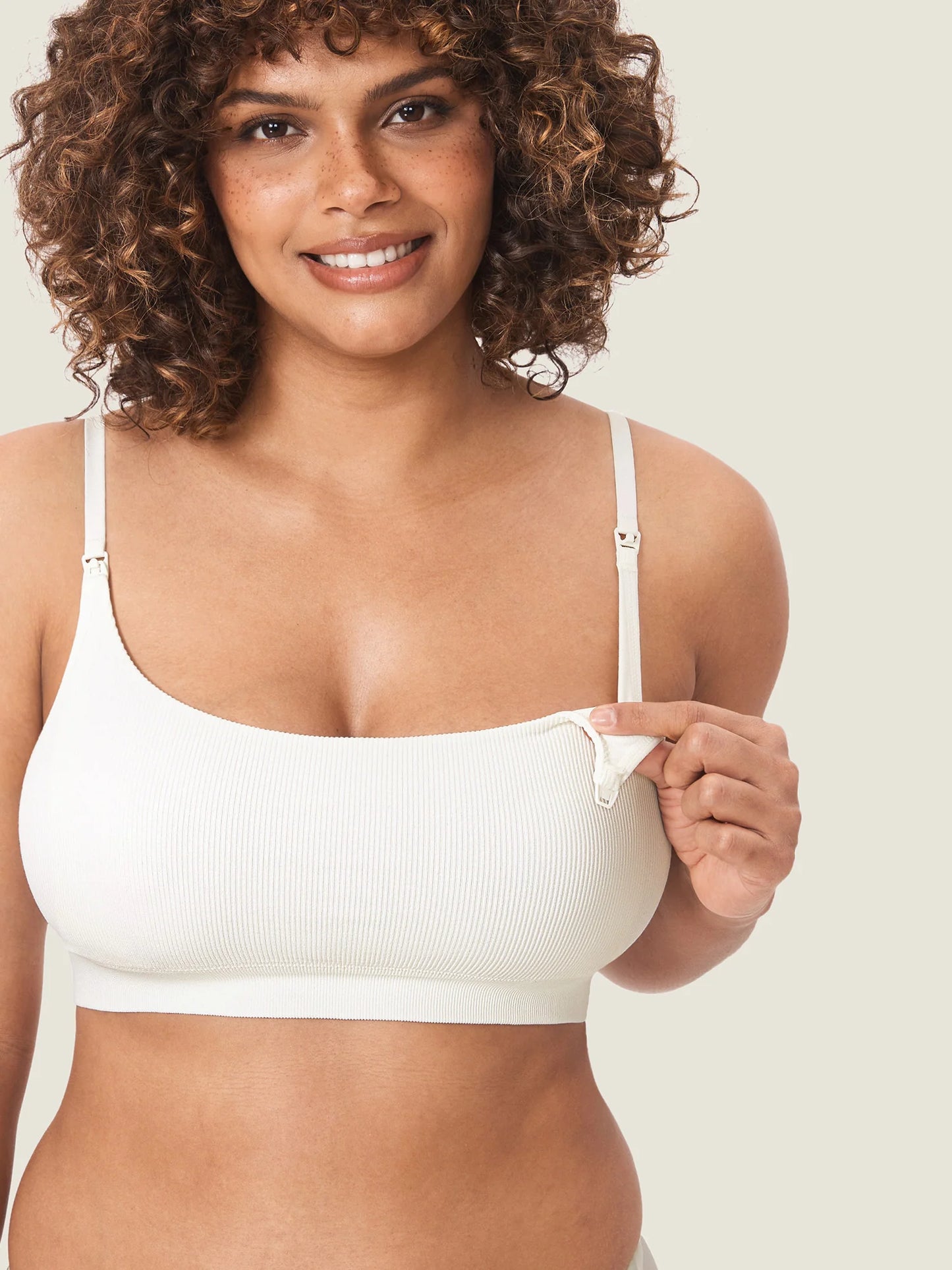 3 Pack Ribbed Nursing Bralette - 1