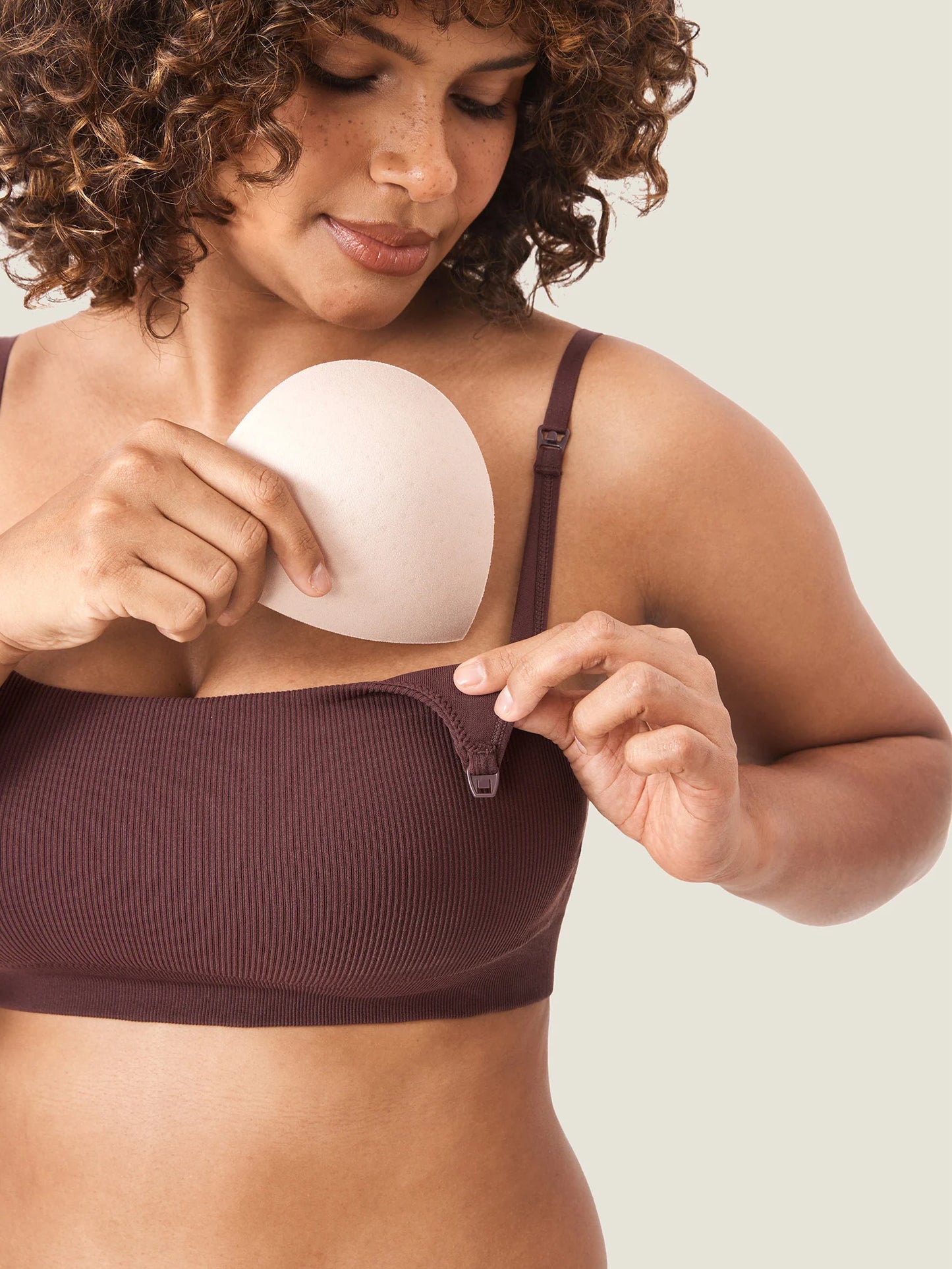 3 Pack Ribbed Nursing Bralette - 2