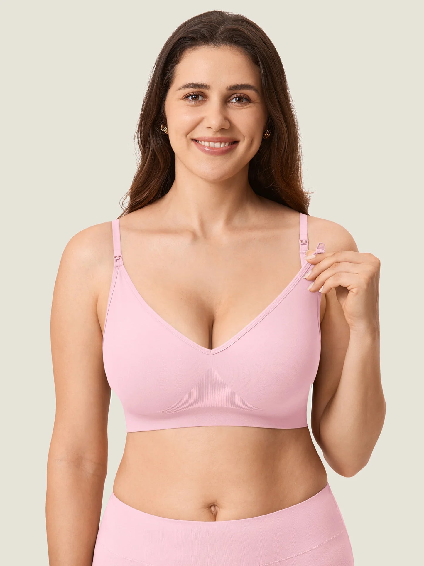 Seamless Soft Knit Nursing Bra
