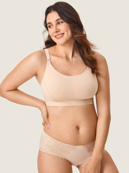 Cotton Plus Size Nursing Sport Bra