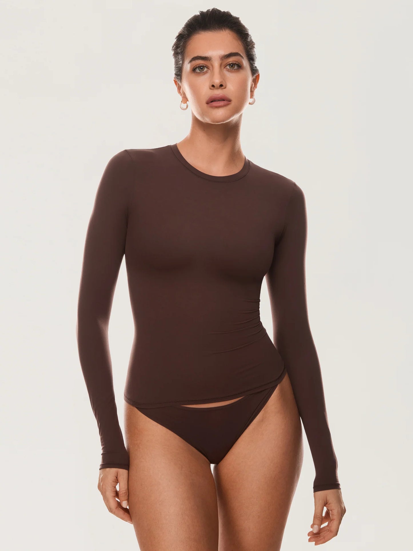 Inbarely® Soft Basic Long Sleeve Tees