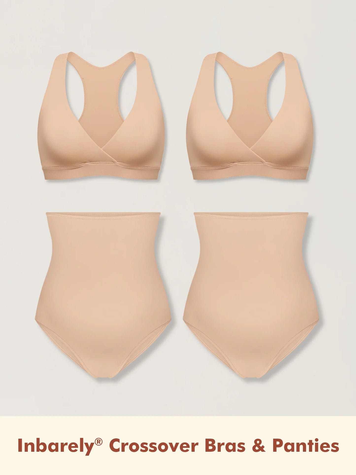 Inbarely® Racerback Nursing Bra & Panties