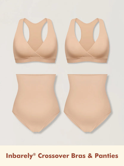 Inbarely® Racerback Nursing Bra & Panties
