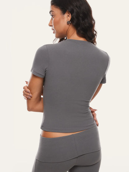 Basic Cotton Casual Crew Neck Tees