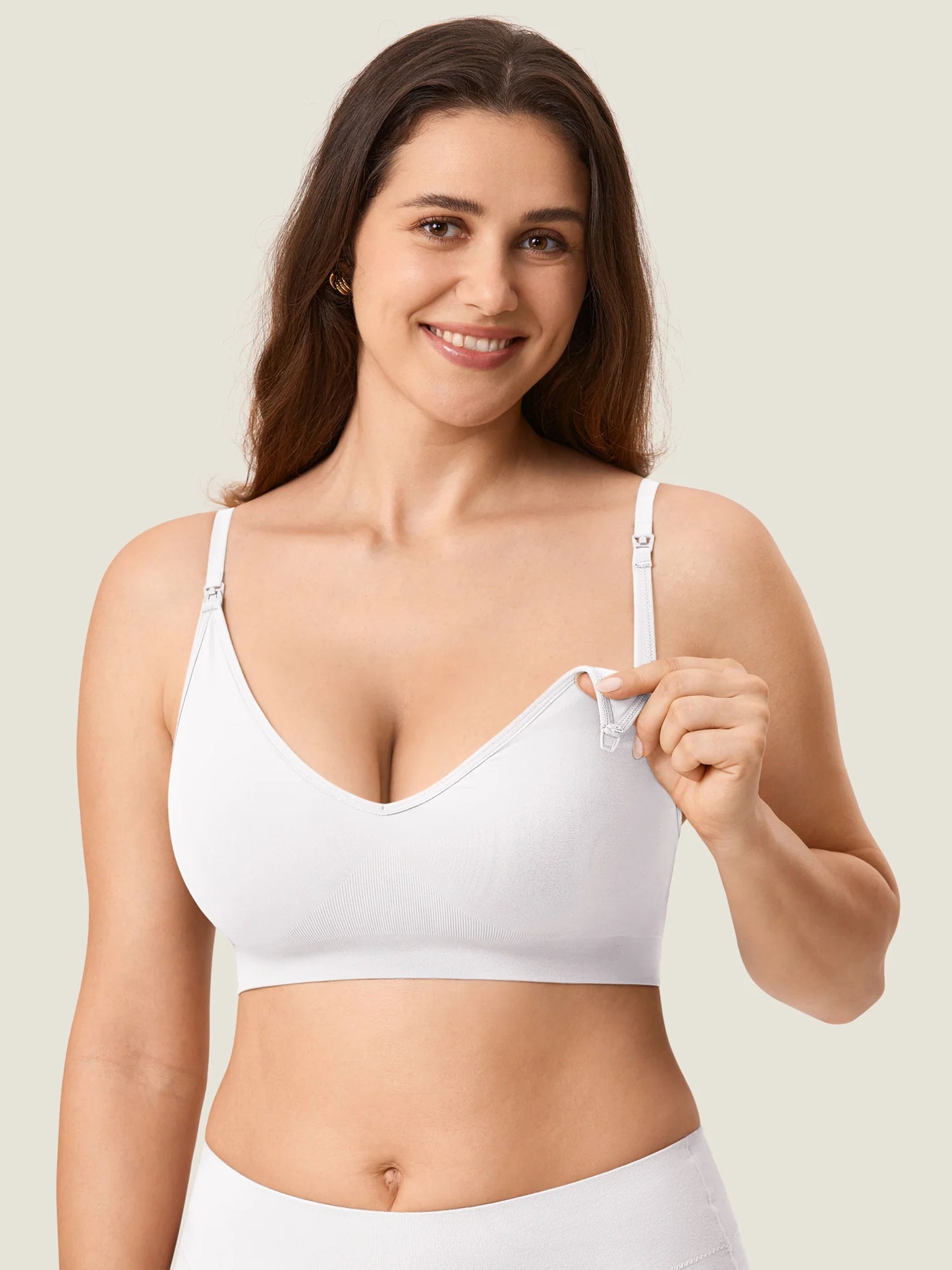 Seamless Soft Knit Nursing Bra