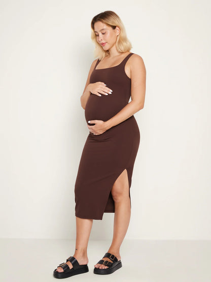 Natrelax® Sleeveless Tank Maternity Dress