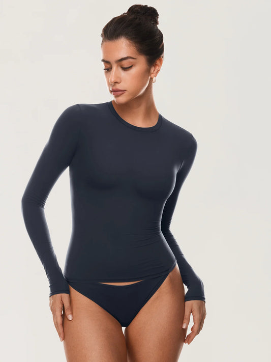 Inbarely® Soft Basic Long Sleeve Tees