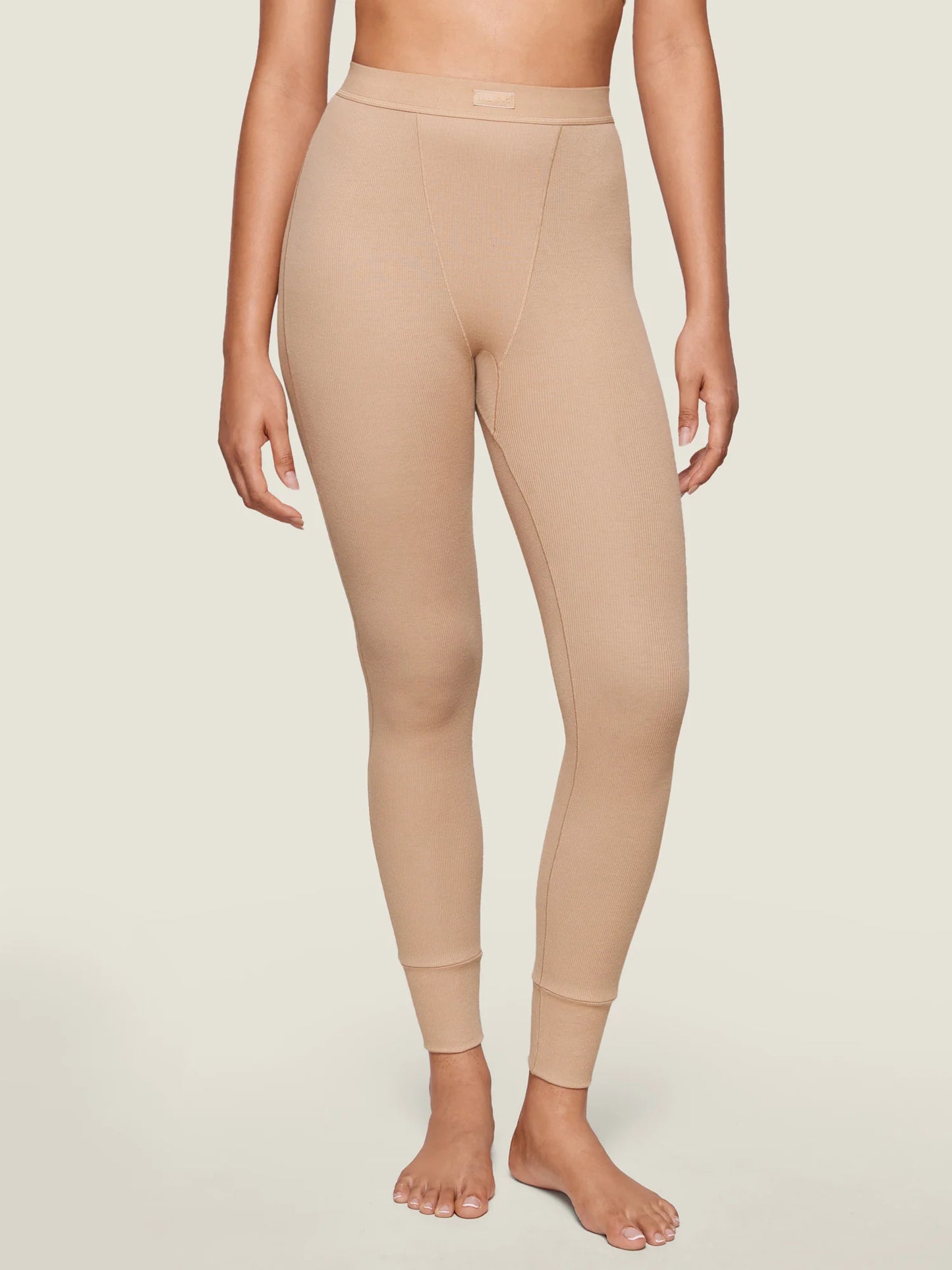 Cotton Rib High Waisted Legging