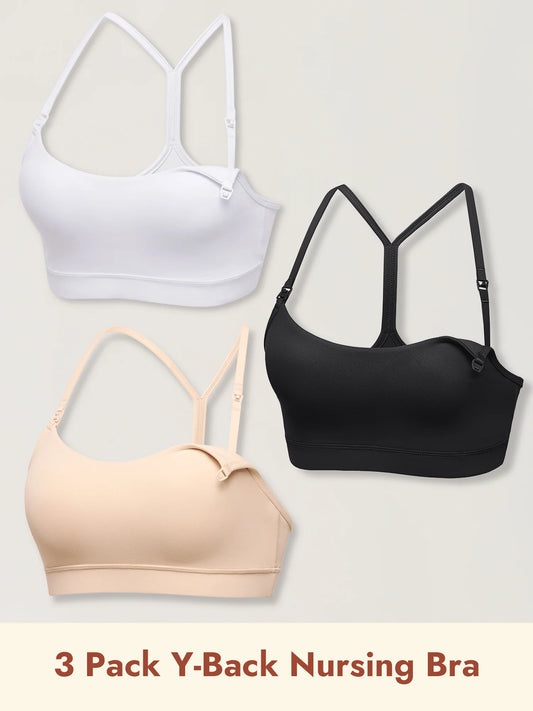 3 Pack Y Back Nursing Bra