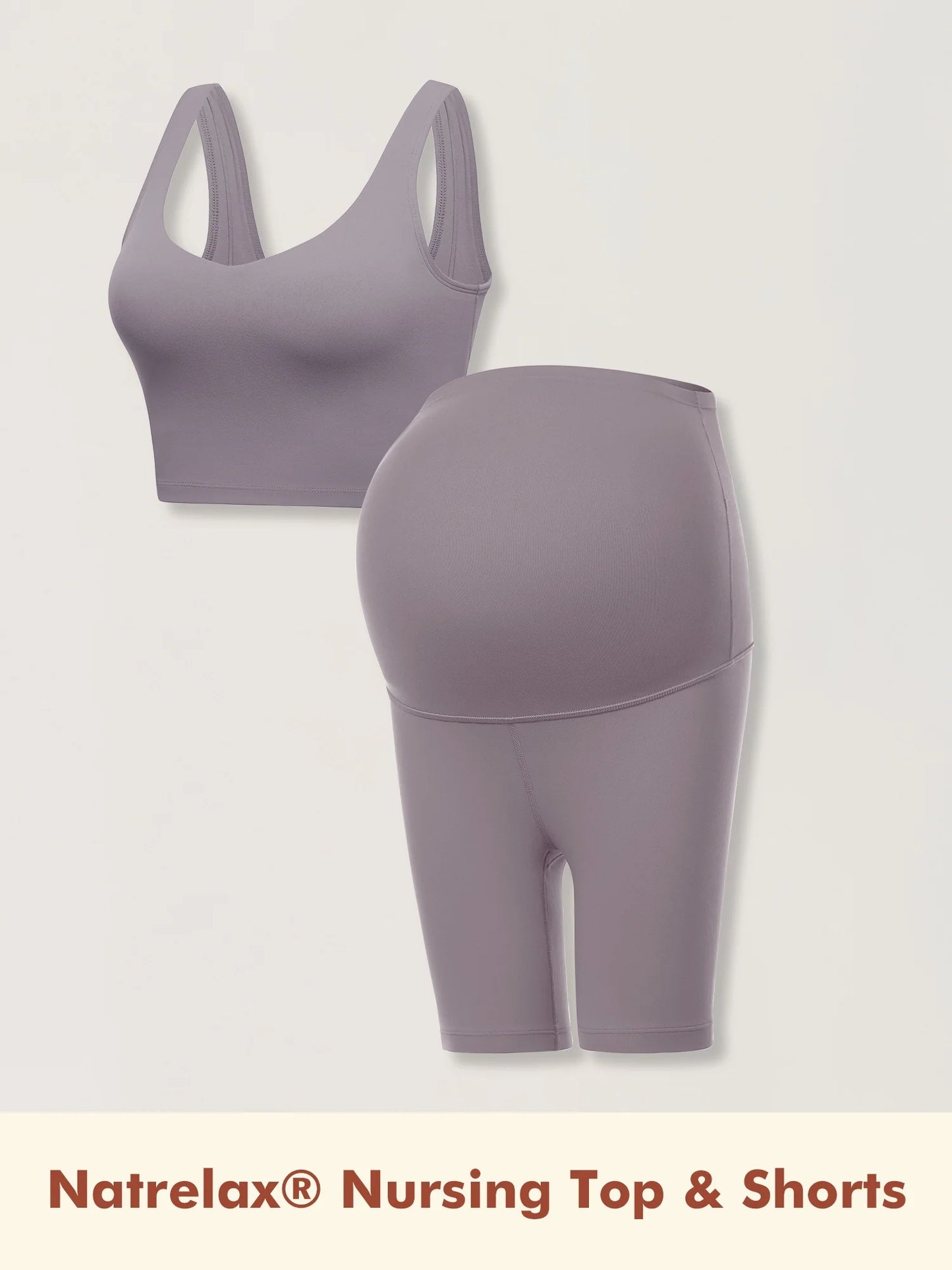 Natrelax® Nursing Crop Tank Top & Shorts