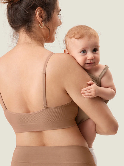 3 Pack Ribbed Nursing Bralette - 2
