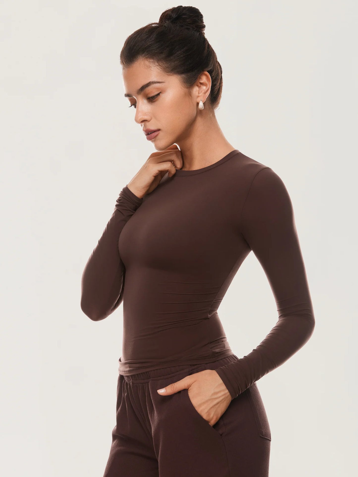 Inbarely® Soft Basic Long Sleeve Tees