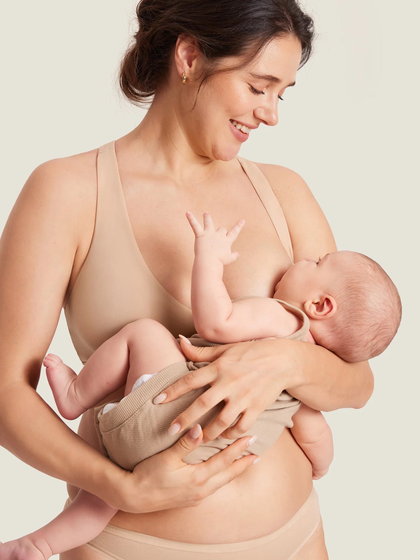 3 Pack Inbarely® Racerback Nursing Bra - 1