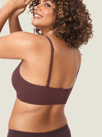 Ribbed Scoop Nursing Bralette & Panties